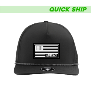 Zapped Blackhawk R+ Rubber Patch Hat - Black